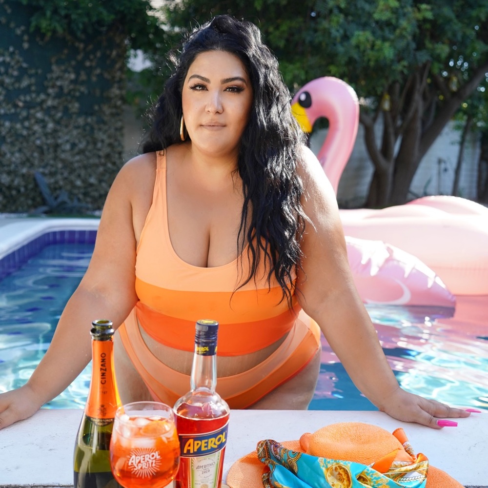 Orange tankini - size xxl (worn once!)